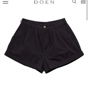 Dôen Paige Short Black, Size 6 NWT